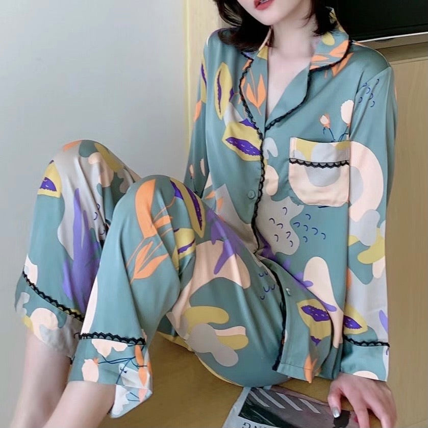 Margaux Silk Pajama Set